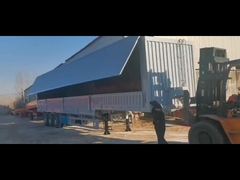 Reboque de furgão de asa aberta